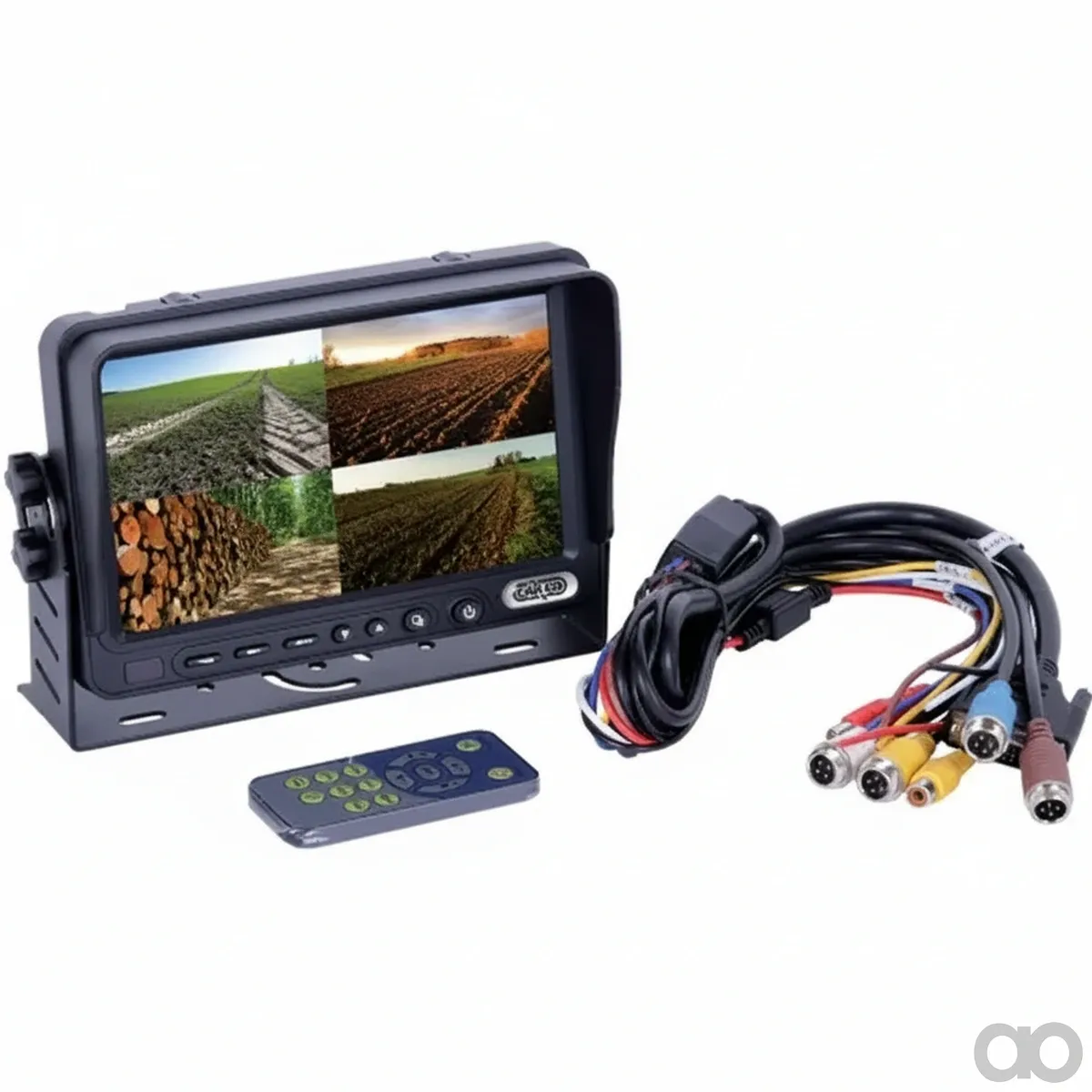 Prillinger - 00136232 - Monitor verkabelt 7 Zoll 4 Fac