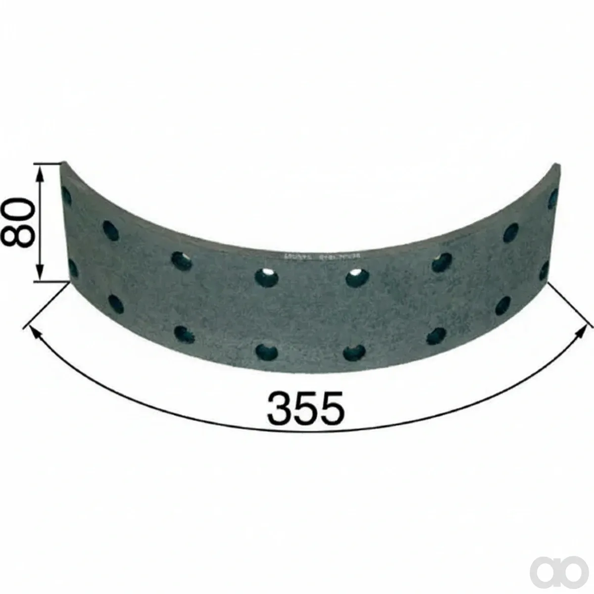 Prillinger - 00145115 - Bremsbelag vorne 355x80 mm zu
