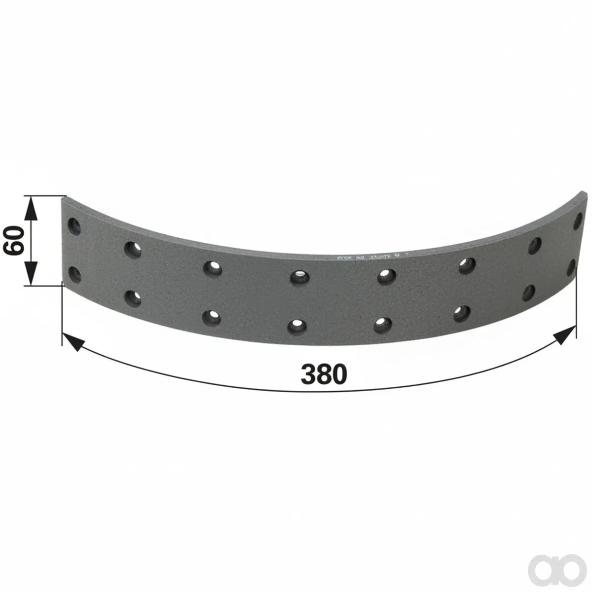 Prillinger - 00145859 - Bremsbelag 380x60x7 mm Zu Deut