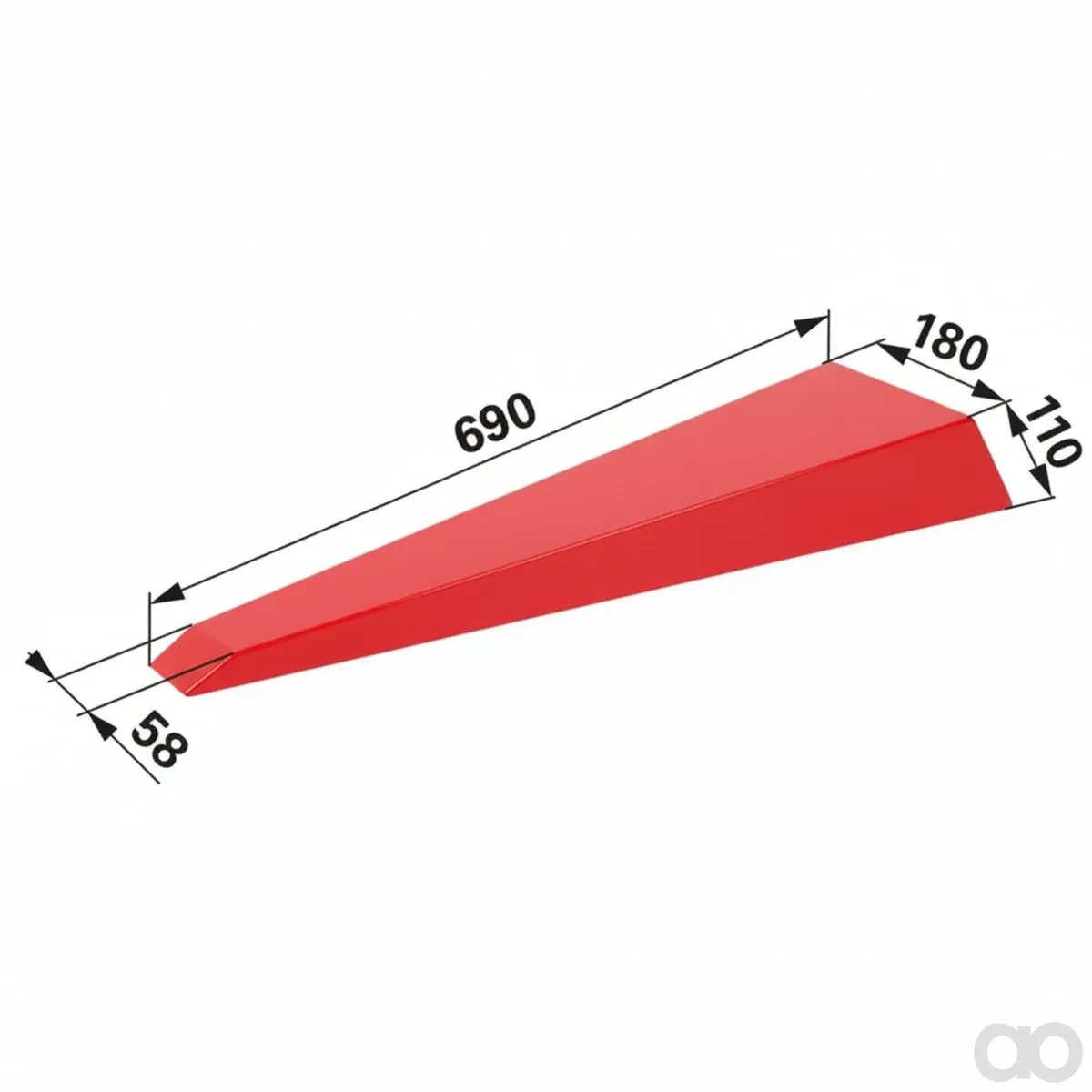 Prillinger - 00157022 - Kotfluegel Vorne Stangen fuer Steyr