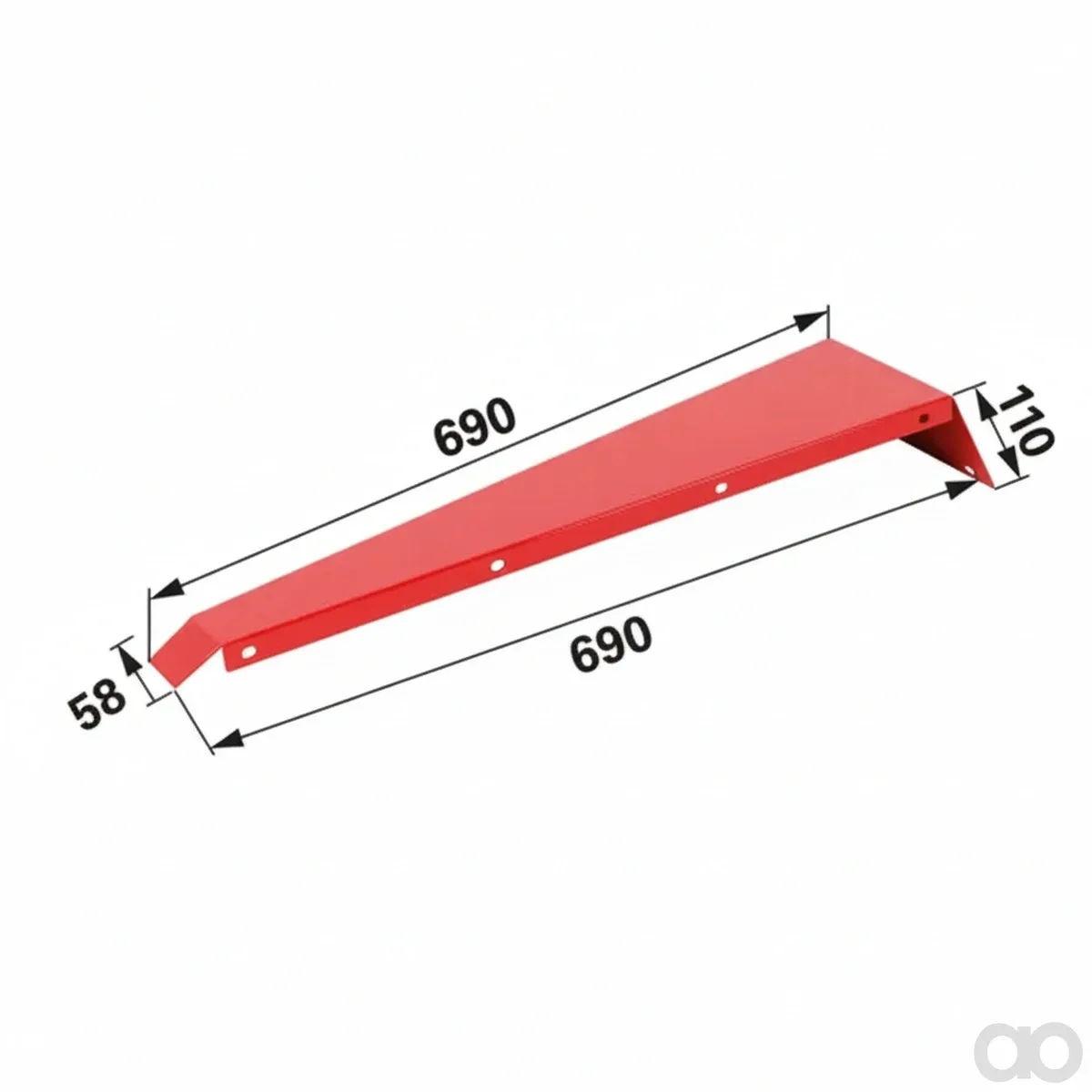 Prillinger - 00157023 - Kotfluegel Vorne rechts fuer Steyr