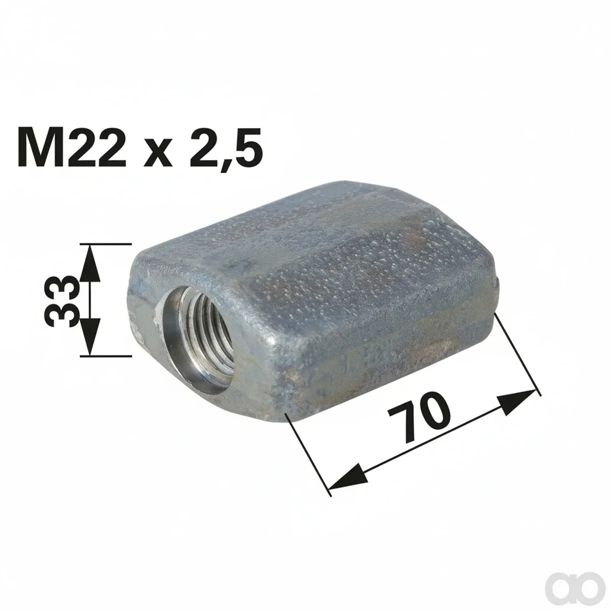 Prillinger - 00161604 - Stellmutter Fuer Seitenstabilisator