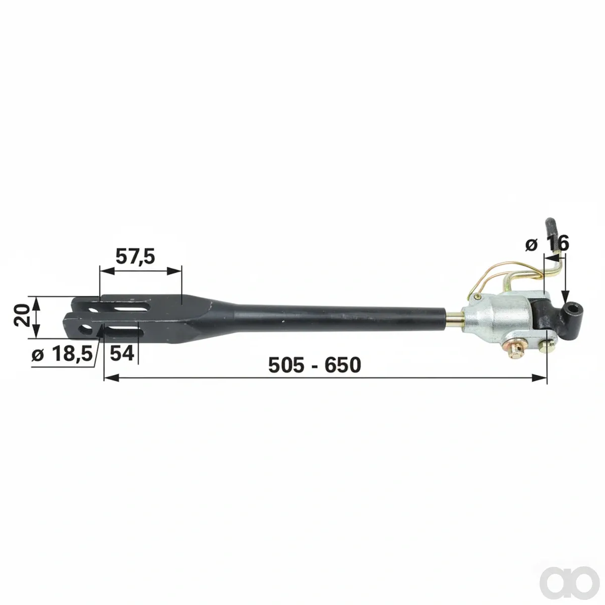 Prillinger - 00164101 - Hubstrebe mit Kurbel 505-650 Mm