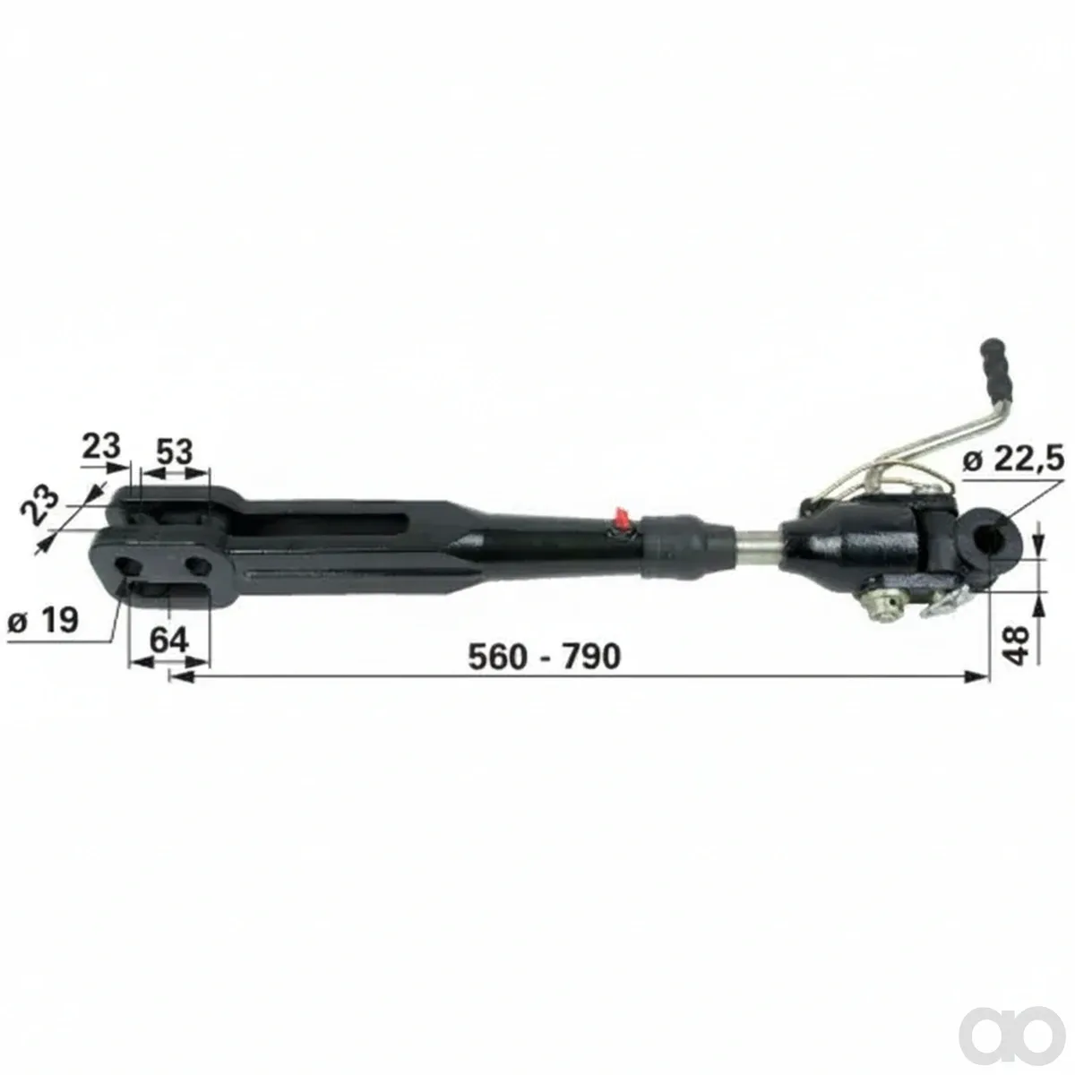 Prillinger - 00164105 - Hubstrebe mit Kurbel 560-790 Mm
