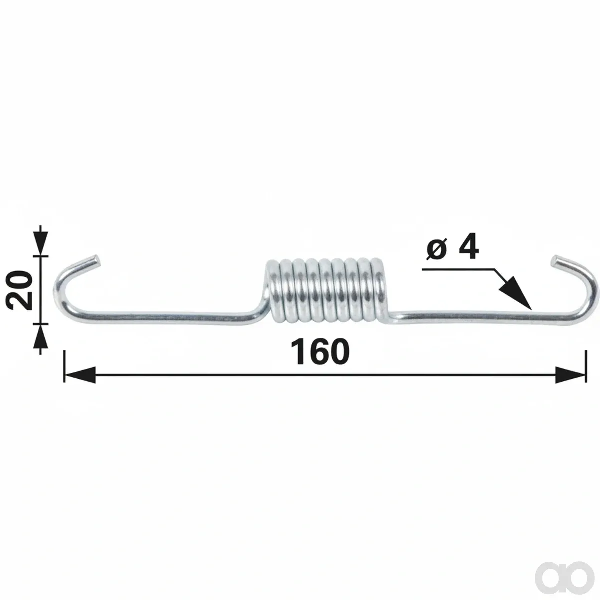 Prillinger - 00183386 - Feder fuer Bremsbacke Passend Zu