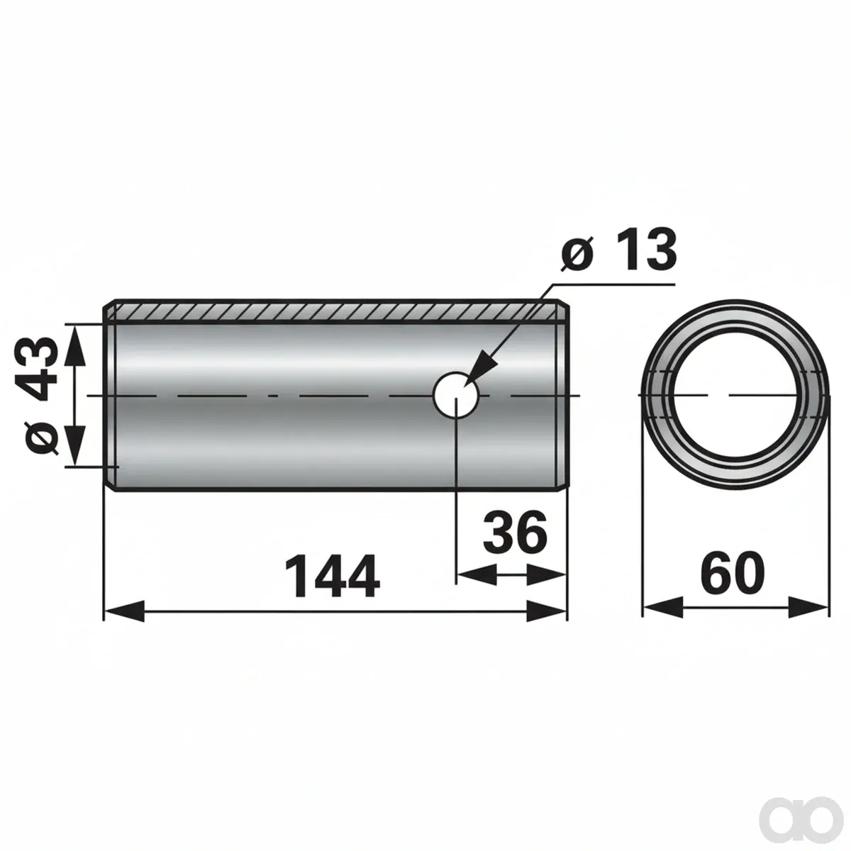 Prillinger - 00190234 - Zentrierbuchse Zu Grossballenzinken