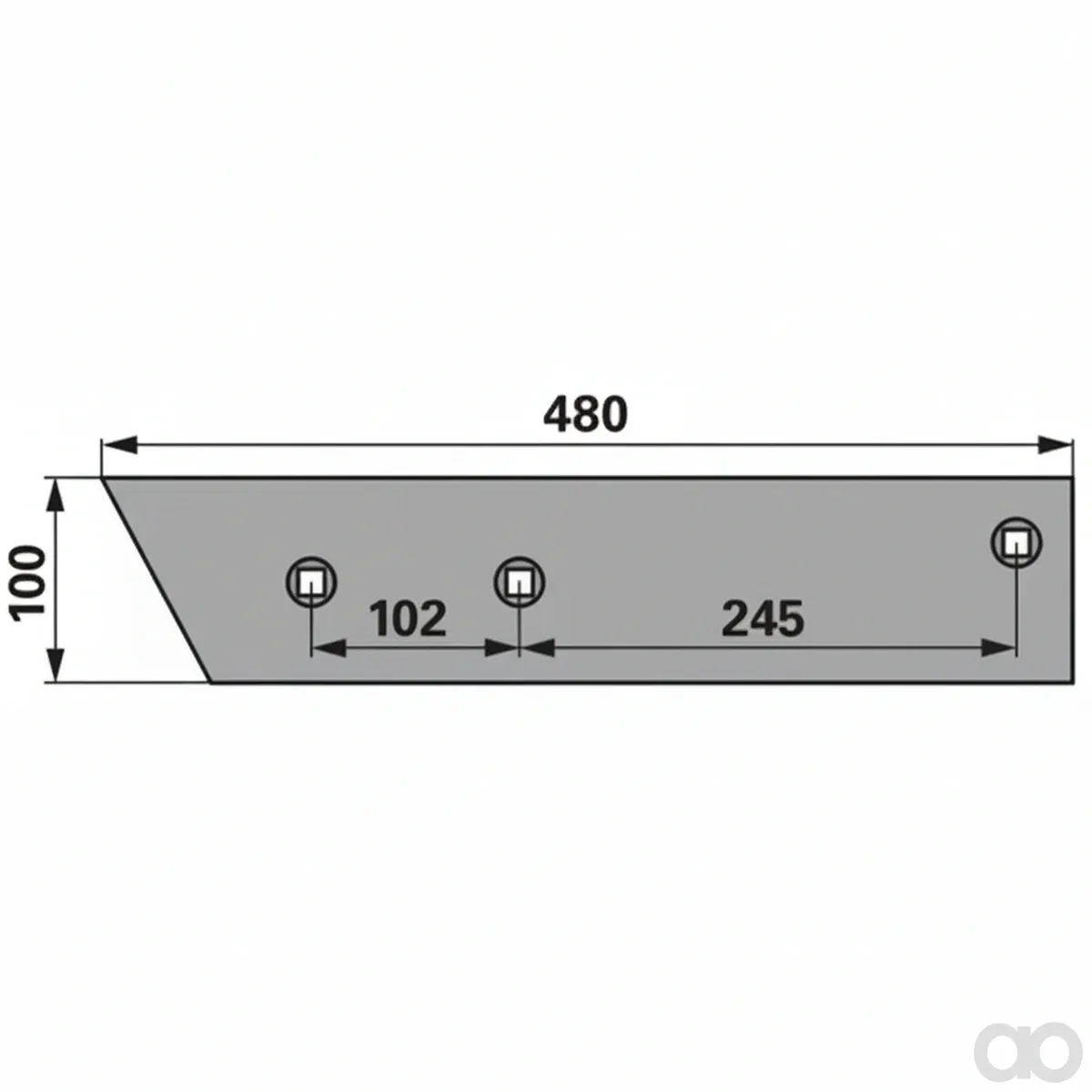 Prillinger - 00208455 - Anlage Rechts/Stangen Lang Anstellung