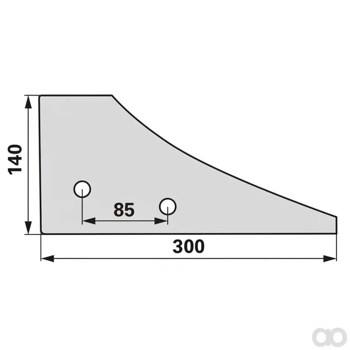 Prillinger - 00216609 - Anlagenkeil Stangen Anstelle Von