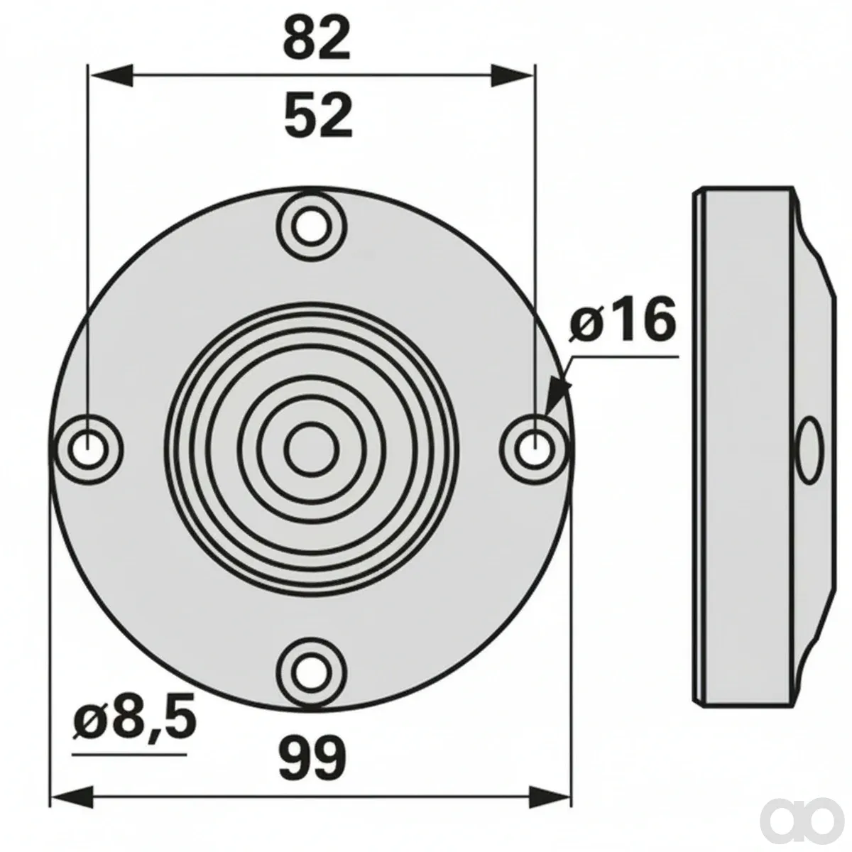 Prillinger - 00220572 - Lagerschale Ohne Bohrung Anstelle