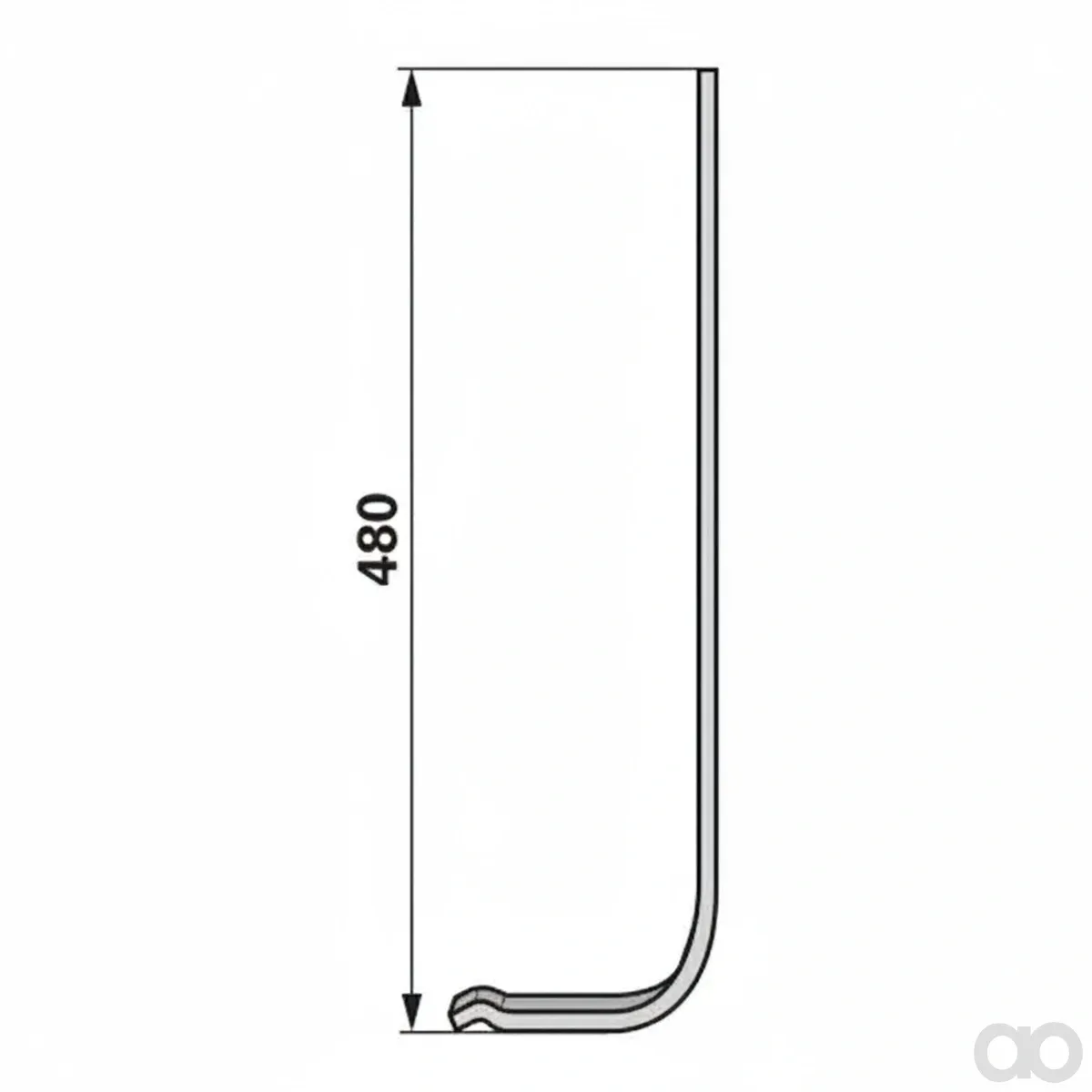 Prillinger - 00230811 - Verstaerkungsfeder L 480