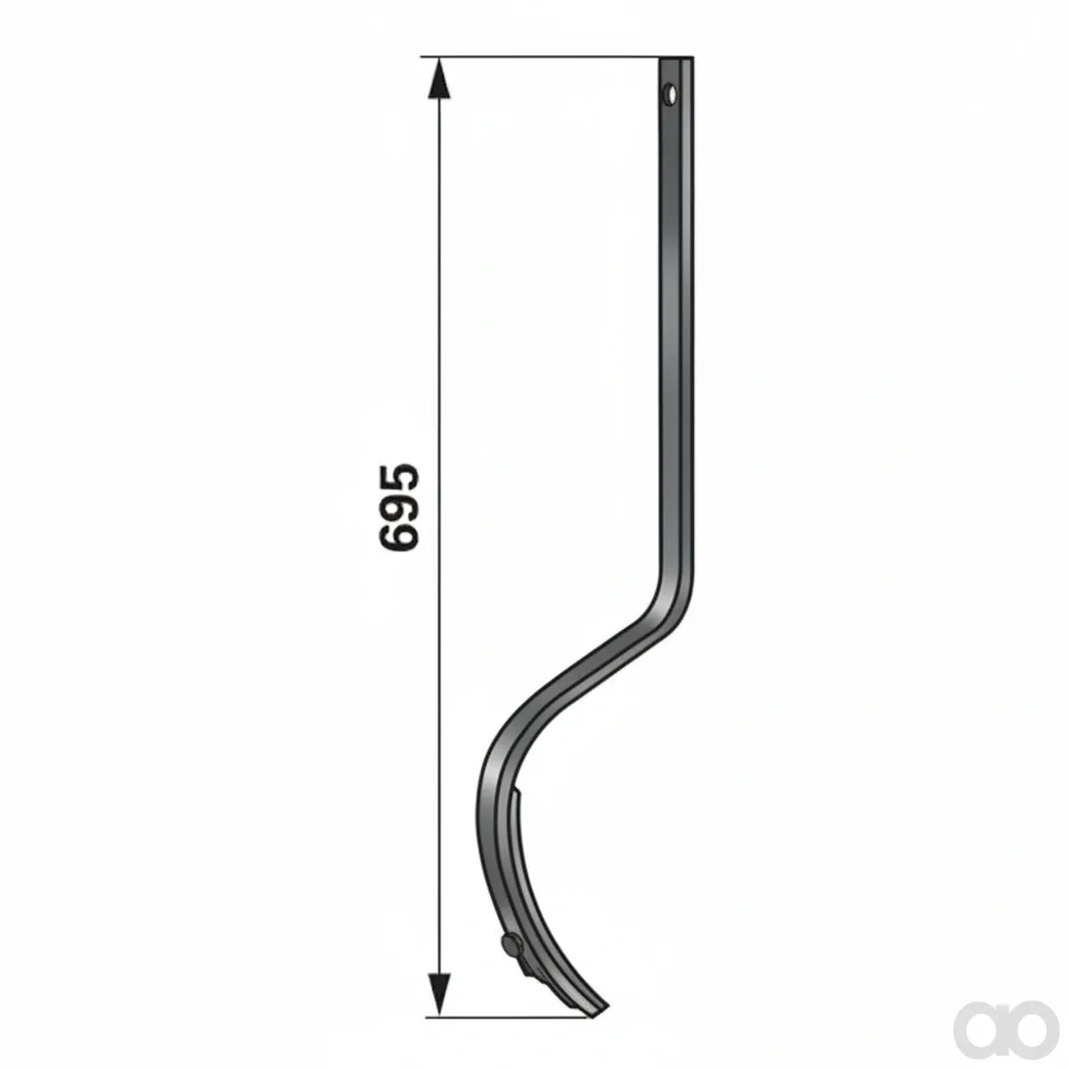Prillinger - 00230872 - Spurlockererzinke 32X12X695