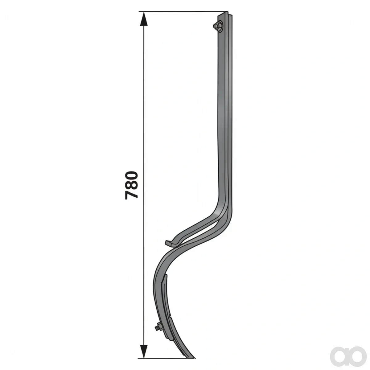 Prillinger - 00230890 - Spurlockererzinke 40X10X780