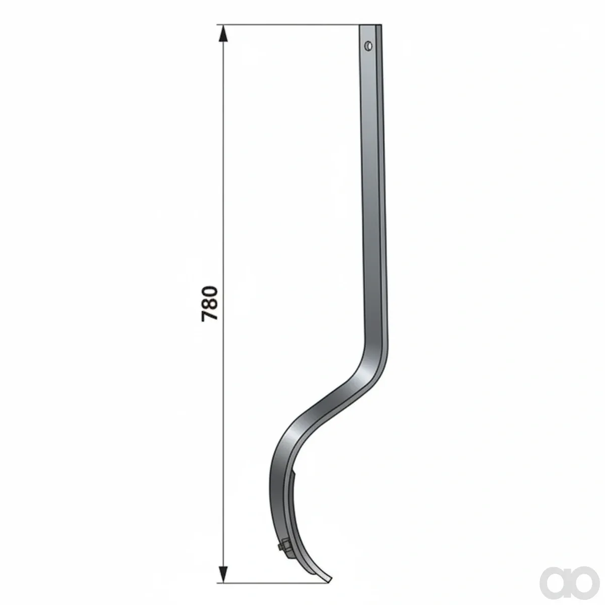 Prillinger - 00230892 - Spurlockererzinke 40X10X780