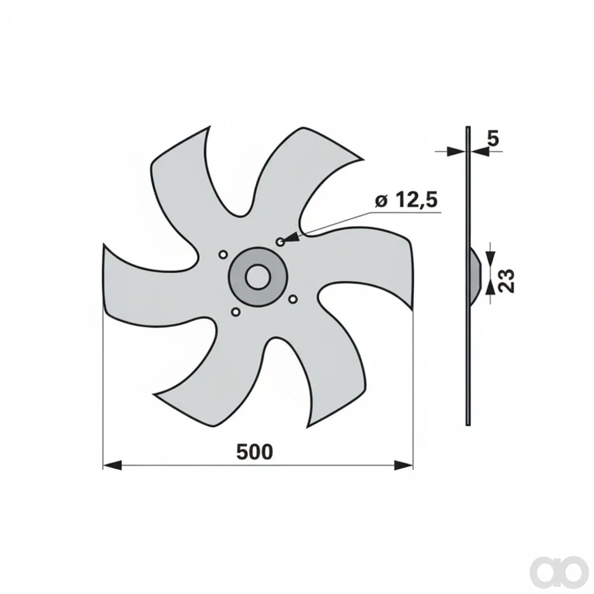 Prillinger - 00231082 - Nivelliersternscheibe Rechts A