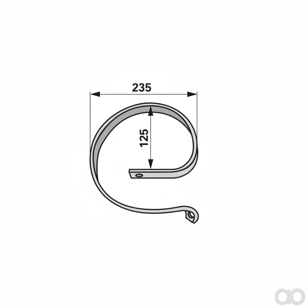 Prillinger - 00231091 - Verstaerkungsfeder Anstelle Gutt
