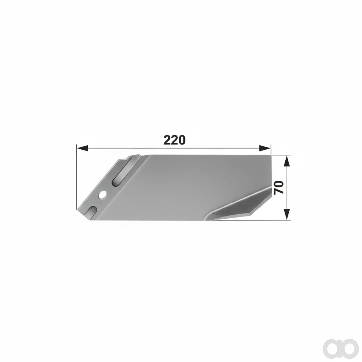 Prillinger - 00232285 - Haeufelschare Stangen L 220 H 70