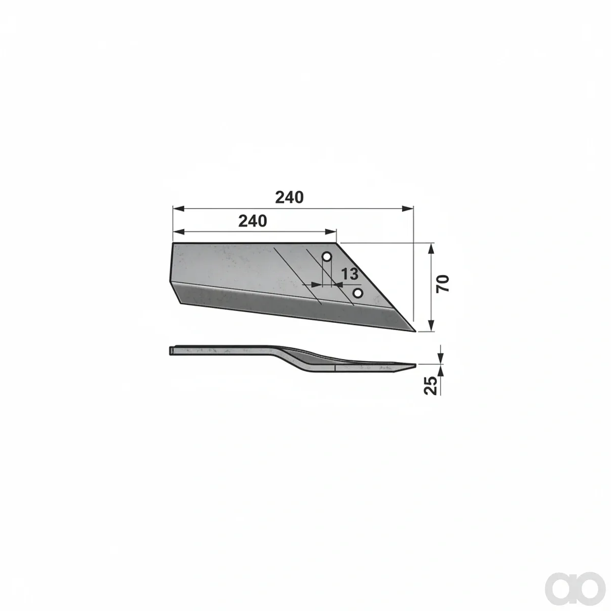 Prillinger - 00232616 - Fluegelschare Rechts Beschichtet