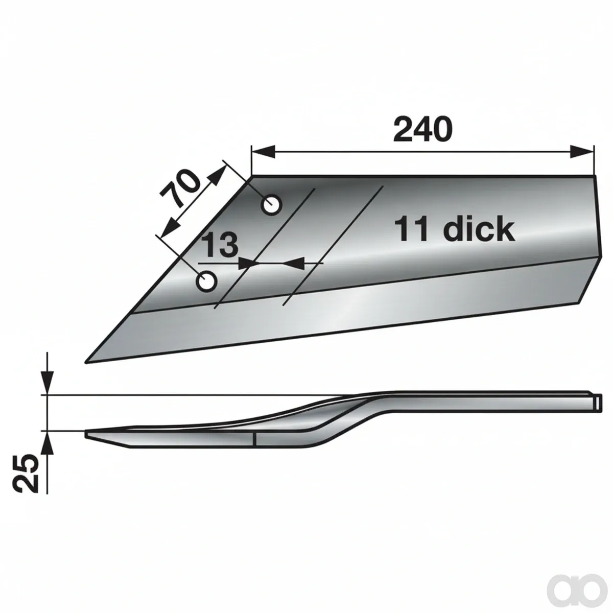 Prillinger - 00232617 - Fluegelschare Stangen Beschichtet
