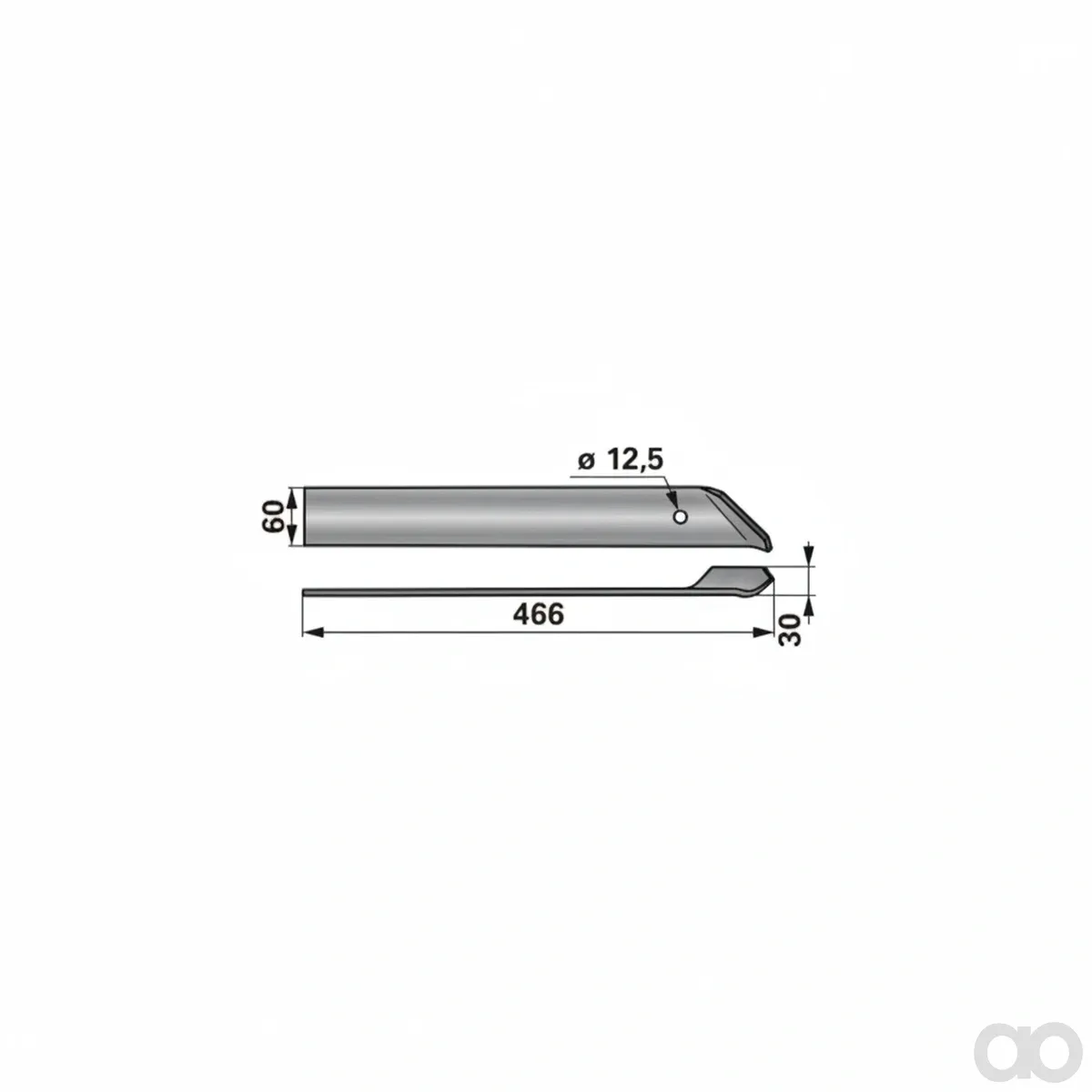 Prillinger - 00234162 - Vorsatzmesser Gerade Anstelle
