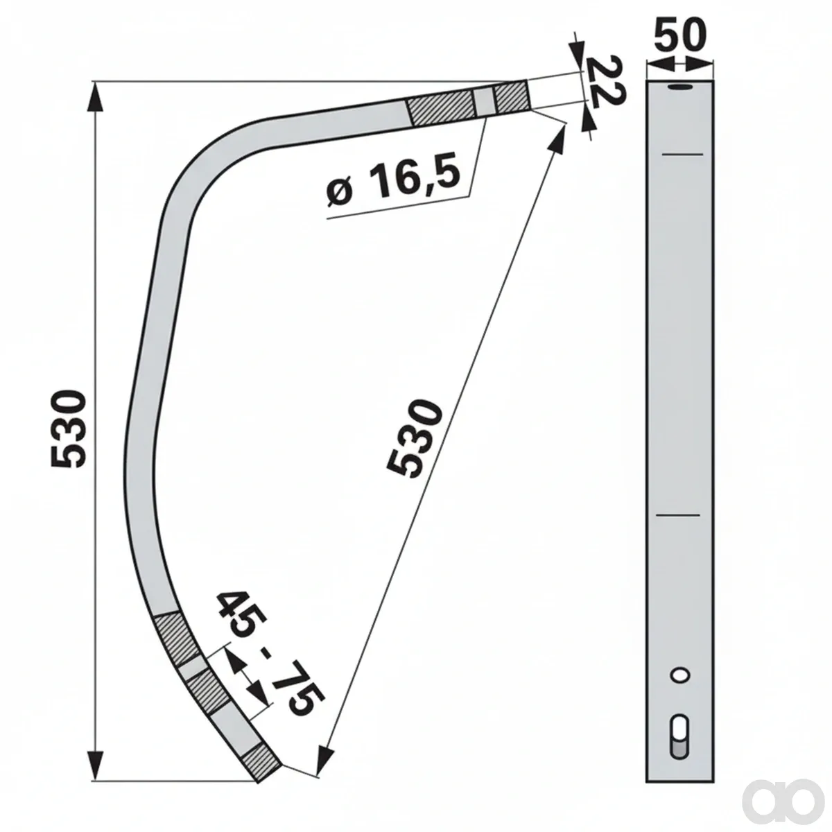 Prillinger - 00240412 - Unterfeder 50X22
