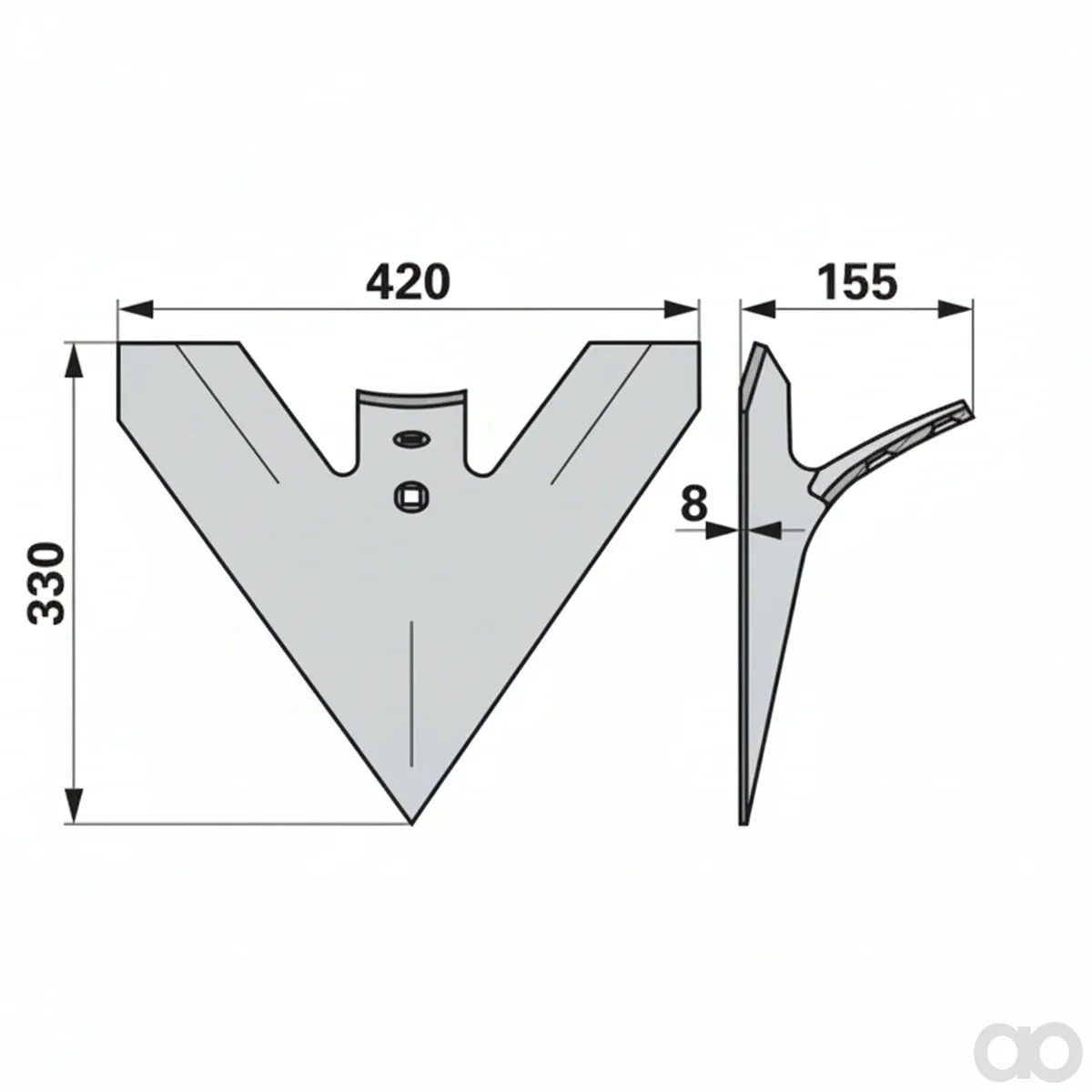 Prillinger - 00240527 - Gaensefusschare Anstelle Von Kverneland