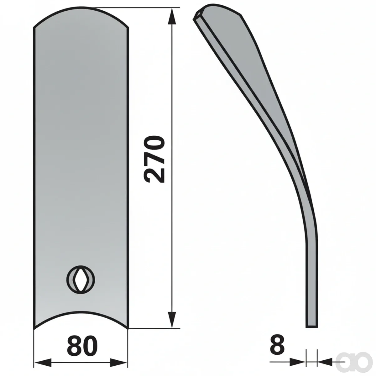 Prillinger - 00240714 - Leitblech Stangen Anstelle von P