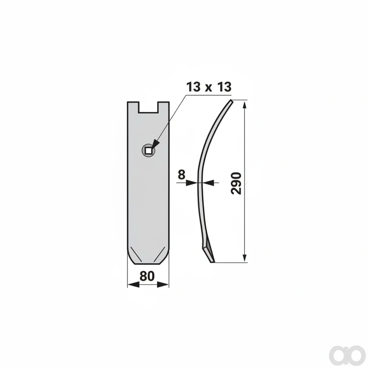 Prillinger - 00240721 - Mittelleitblech Anstelle von L