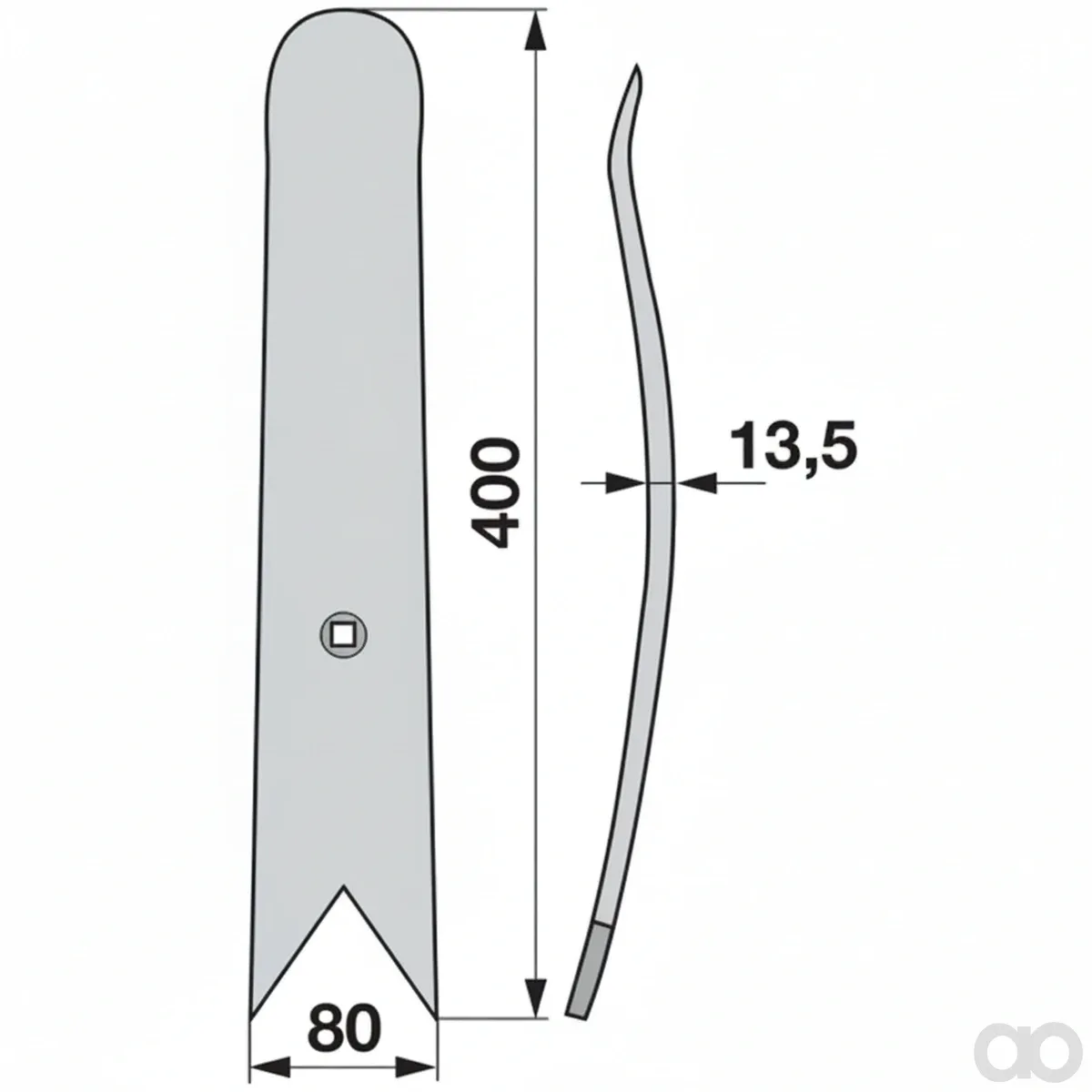 Prillinger - 00240771 - Leitblech Stangen Anstelle von K
