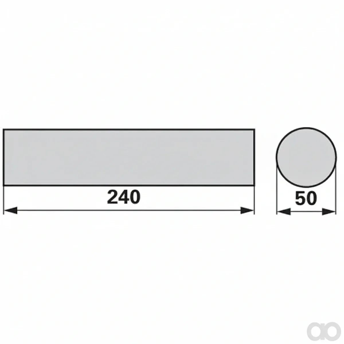 Prillinger - 00240798 - Gummielement 50 X 240