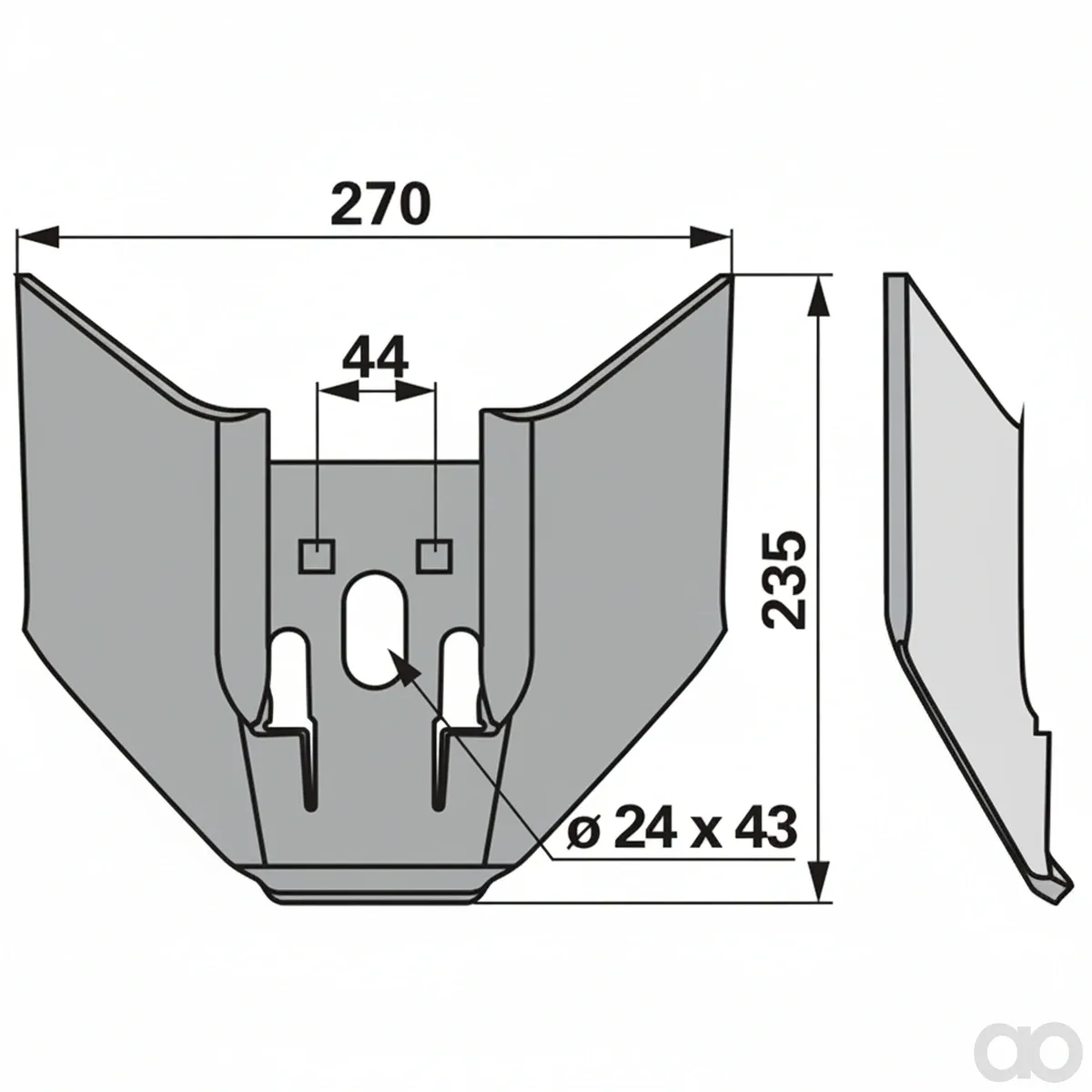 Prillinger - 00240805 - Fluegelschar Monobloc Anstelle