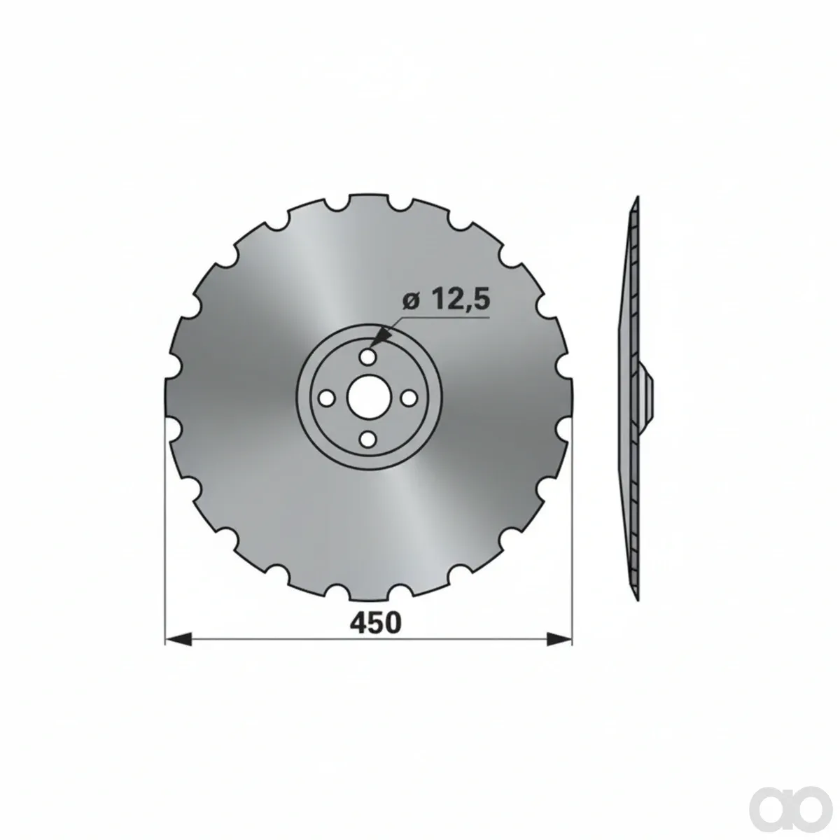 Prillinger - 00240859 - Eggenscheibe Gezahnt Anstelle
