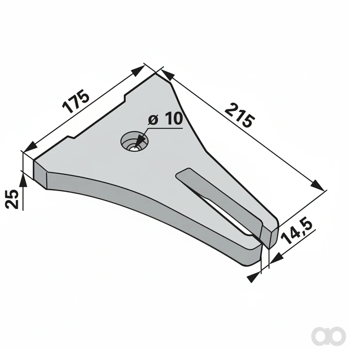 Prillinger - 00240883 - Bodengleitplatte Anstelle Von
