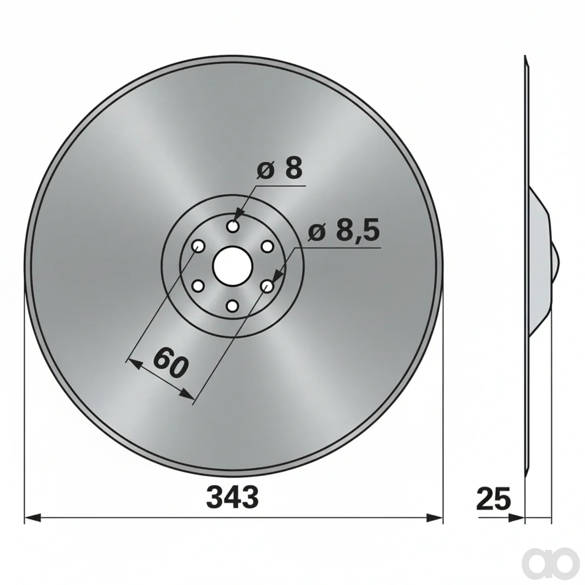 Prillinger - 00240924 - Eggenscheibe Glatt Anstelle Vo