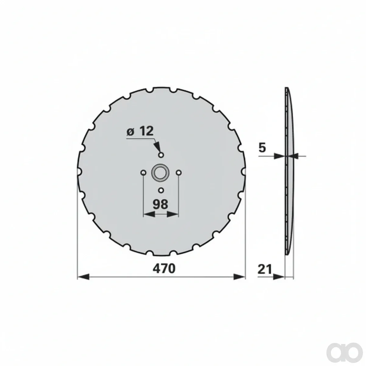 Prillinger - 00240964 - Eggenscheibe Anstelle Von Lem