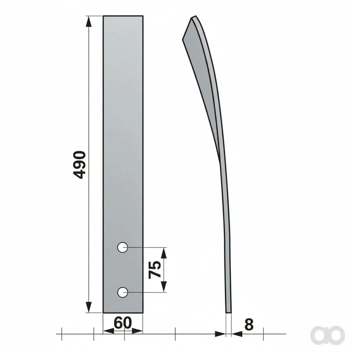 Prillinger - 00241219 - Randleitblech Rechts Anstelle