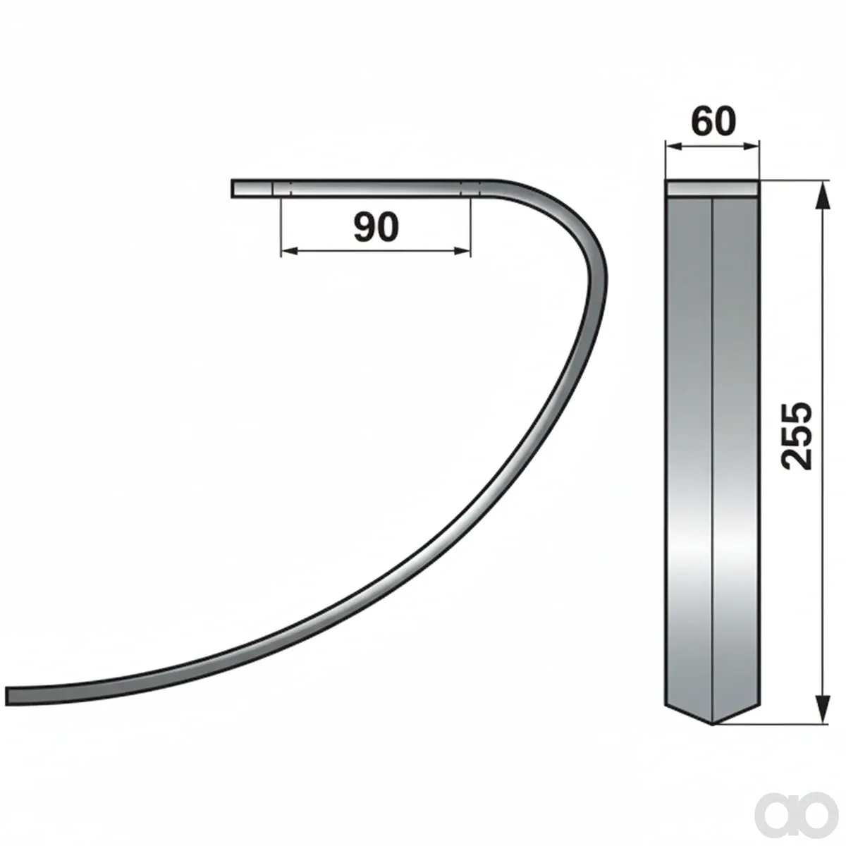 Prillinger - 00241235 - Packerfeder Form V Anstelle Vo
