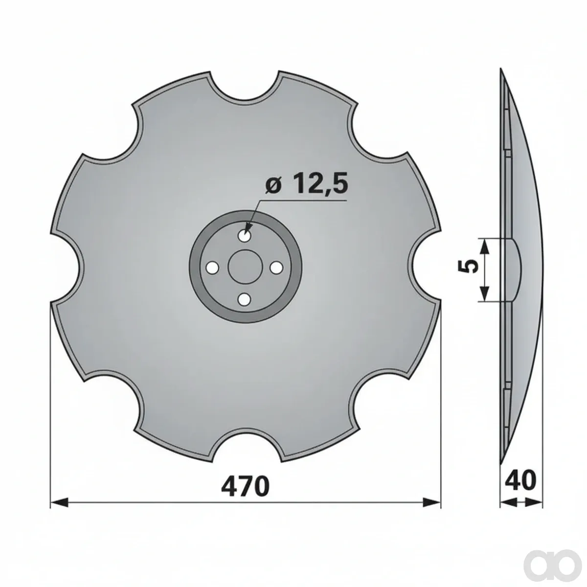 Prillinger - 00241344 - Eggenscheibe Anstelle Von Vaederstad