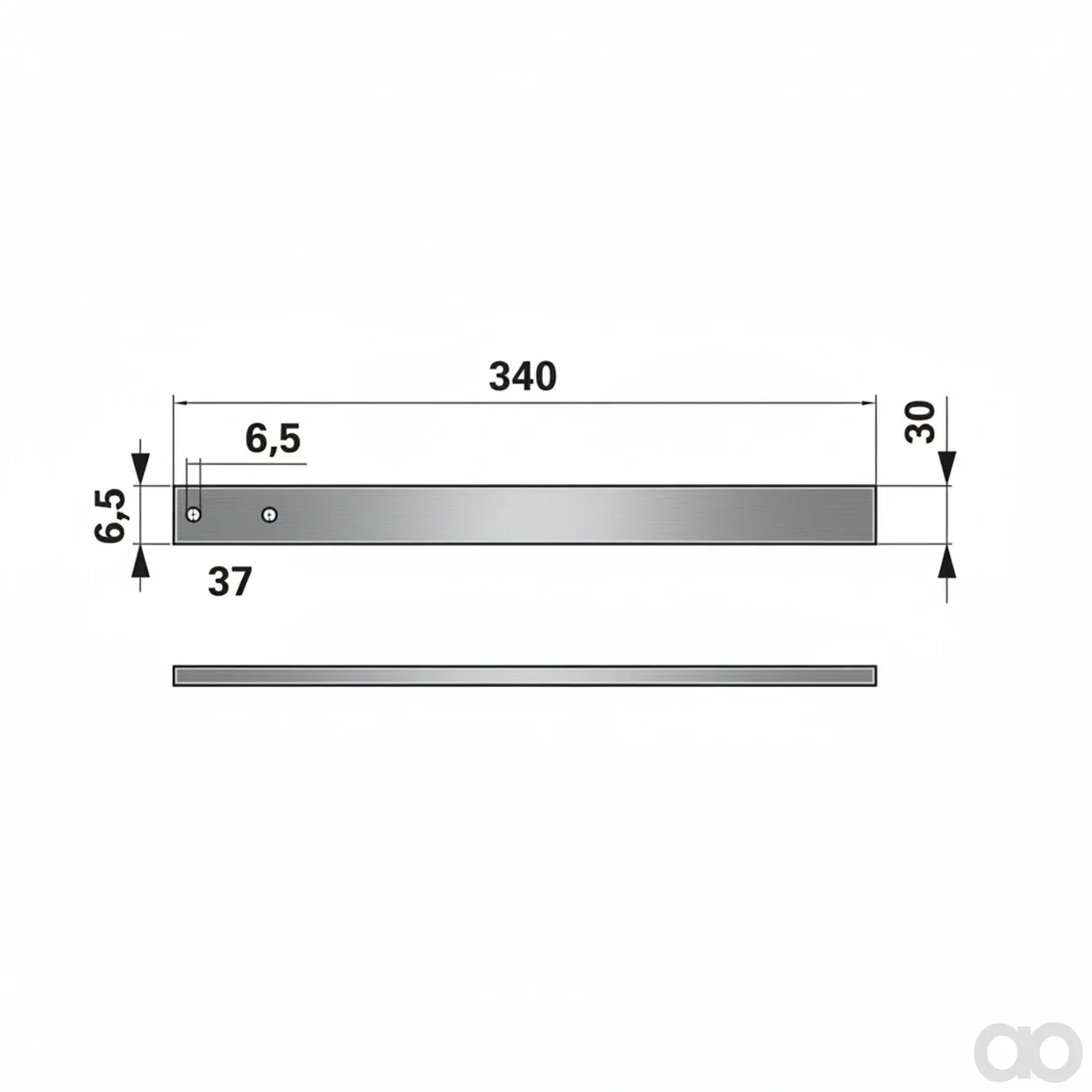 Prillinger - 00260550 - Hackscharstiel Gerade Material