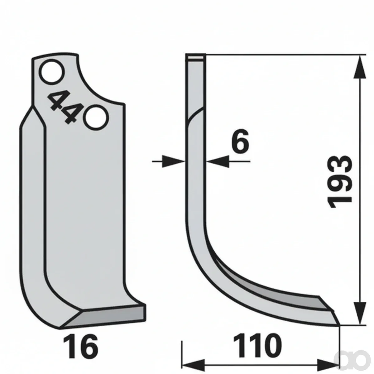 Prillinger - 00270058 - Bogenmesser Rechts Anstelle Von