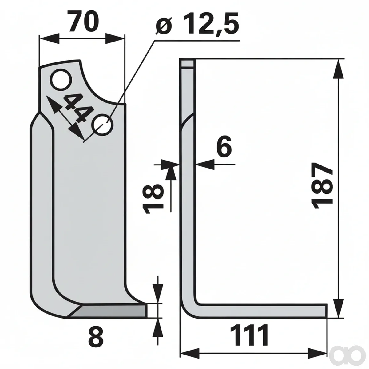 Prillinger - 00270062 - Winkelmesser Rechts Anstelle Von
