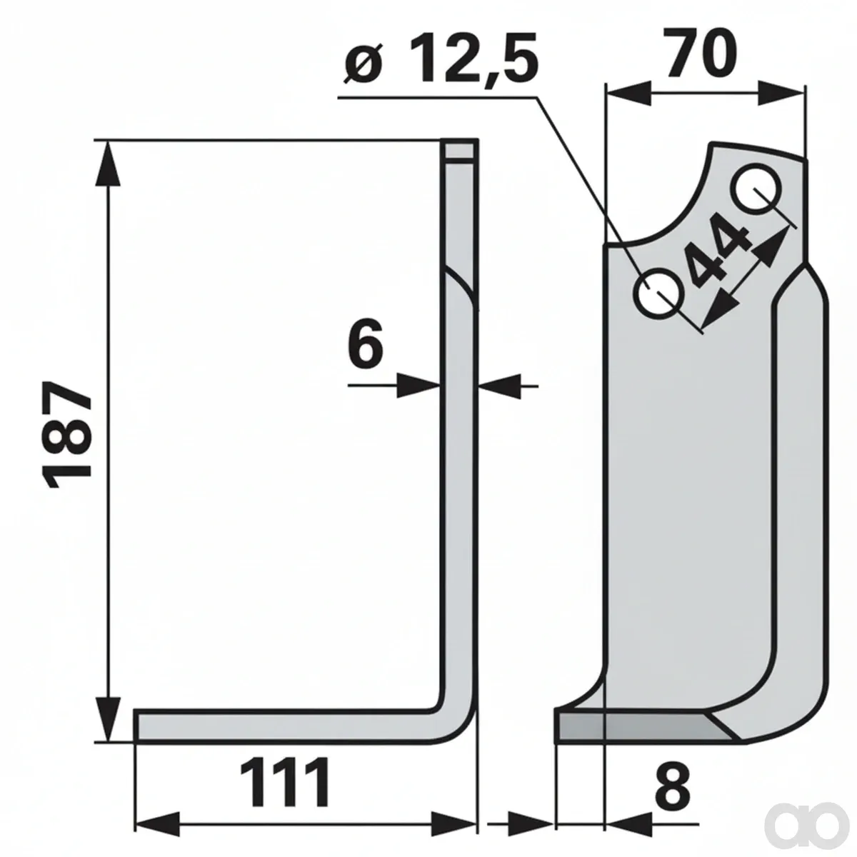 Prillinger - 00270063 - Winkelmesser Stangen Anstelle Von