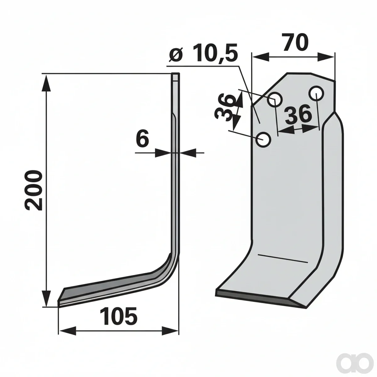 Prillinger - 00270127 - Winkelmesser Stangen Anstelle Von
