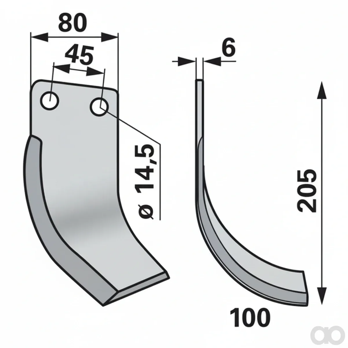 Prillinger - 00270362 - Bogenmesser Rechts Anstelle Von