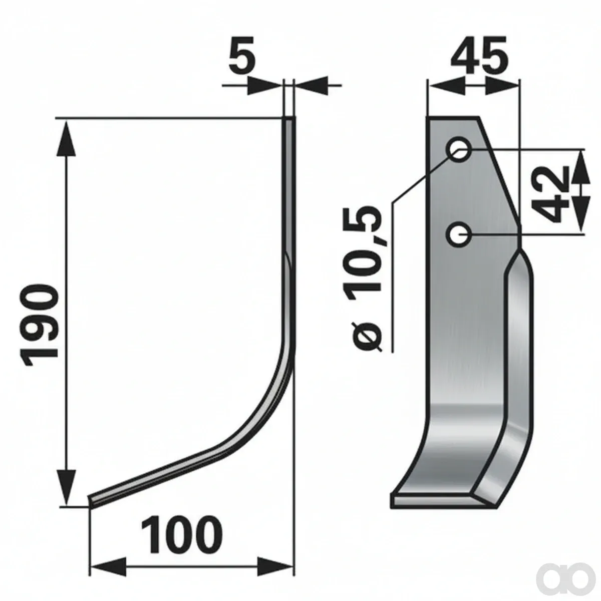 Prillinger - 00270388 - Bogenmesser Stangen Anstelle Von