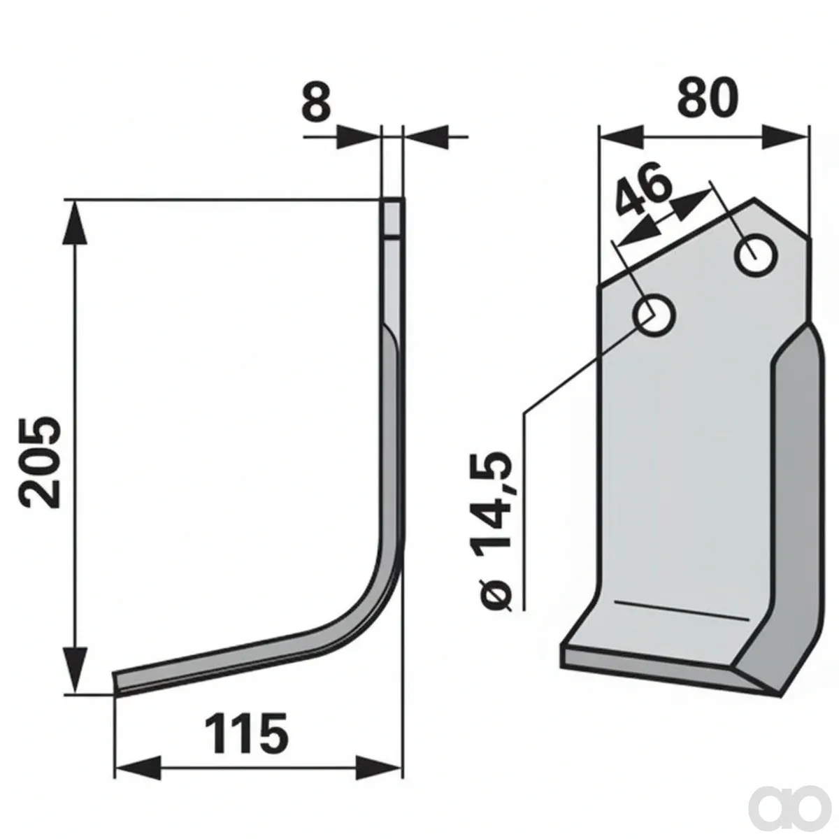 Prillinger - 00270647 - Winkelmesser Stangen Anstelle Von