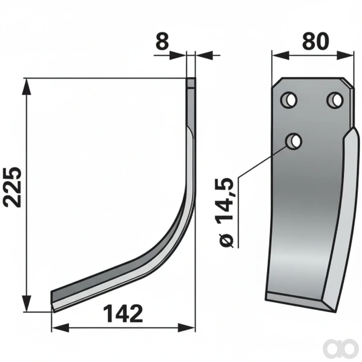 Prillinger - 00270673 - Bogenmesser Stangen Anstelle Von