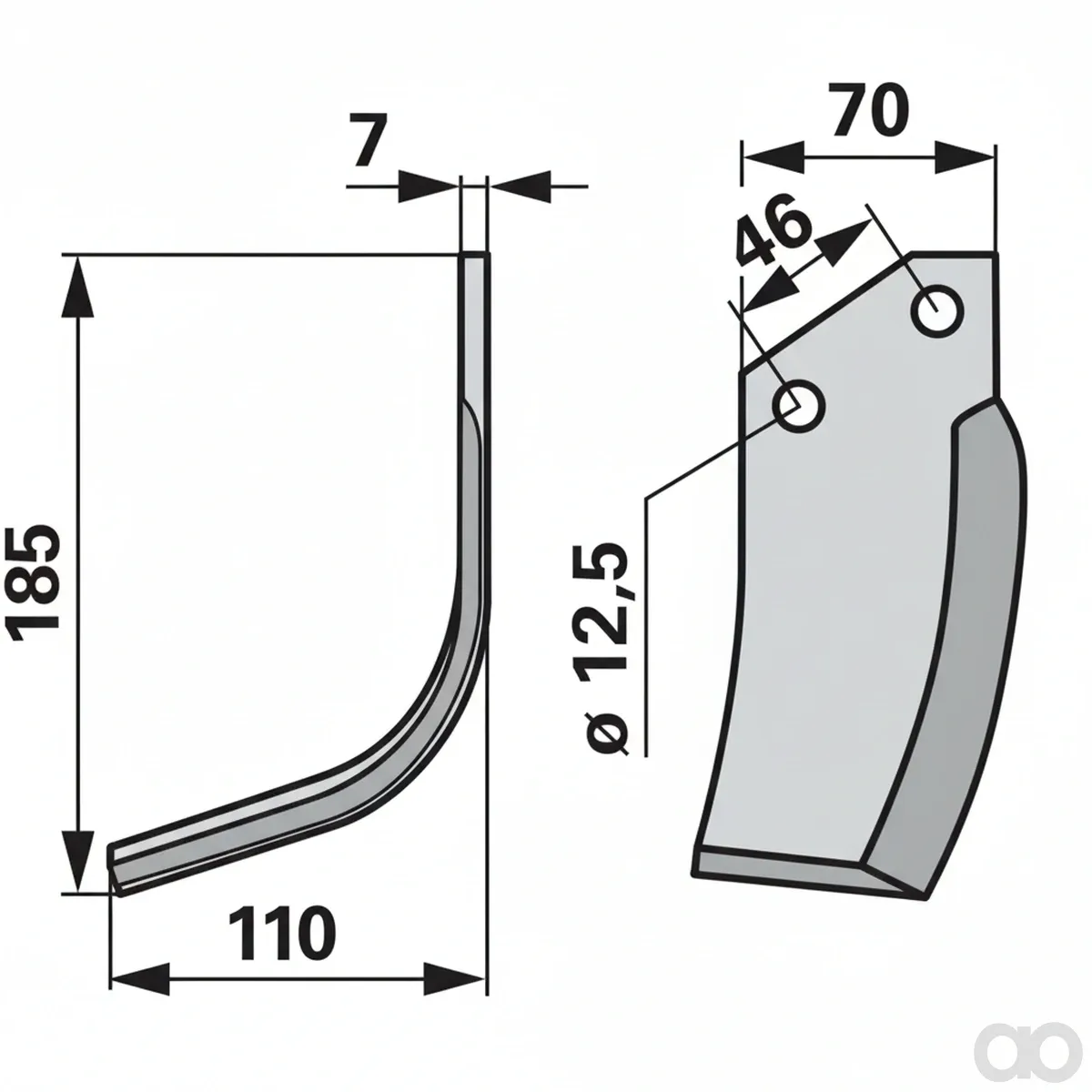 Prillinger - 00270729 - Bogenmesser Stangen Anstelle Von