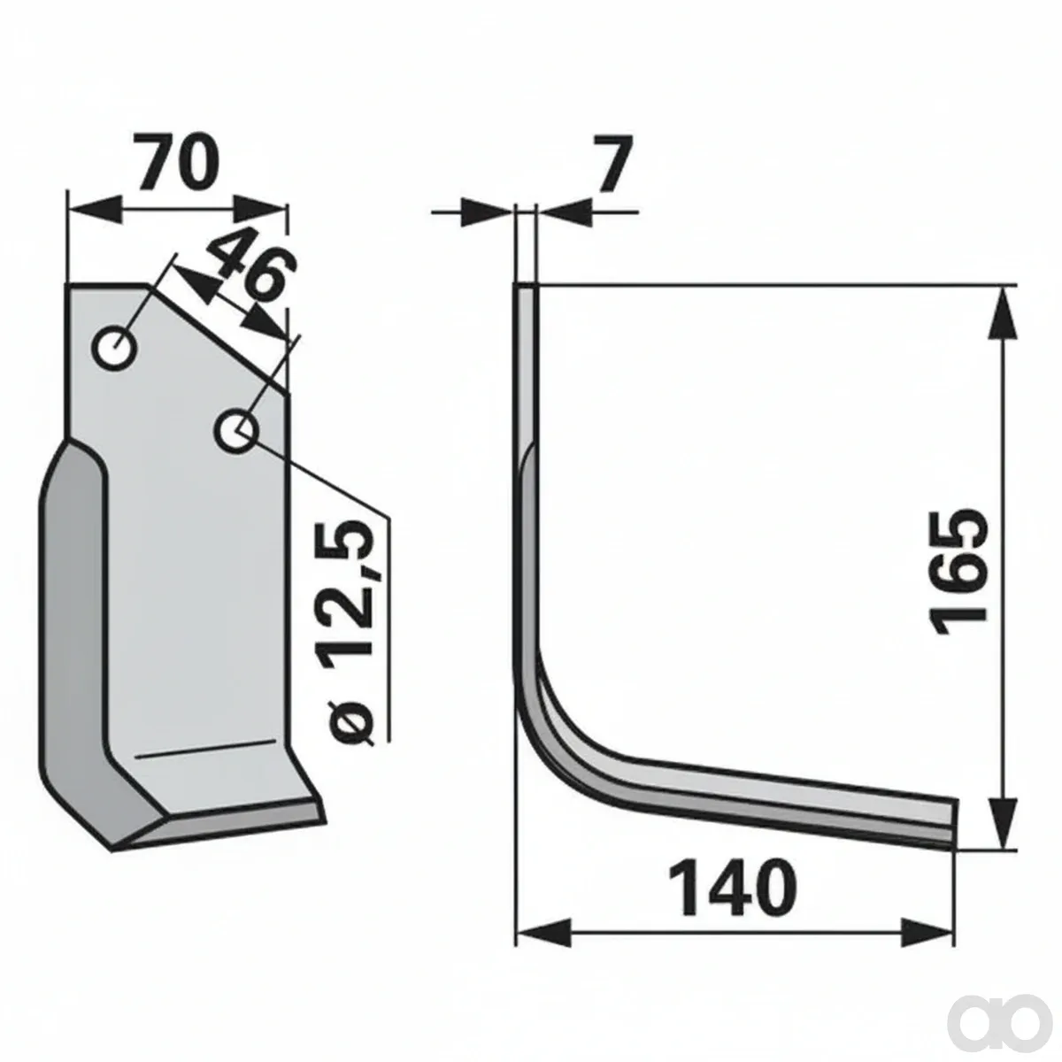 Prillinger - 00270732 - Winkelmesser Rechts Anstelle V