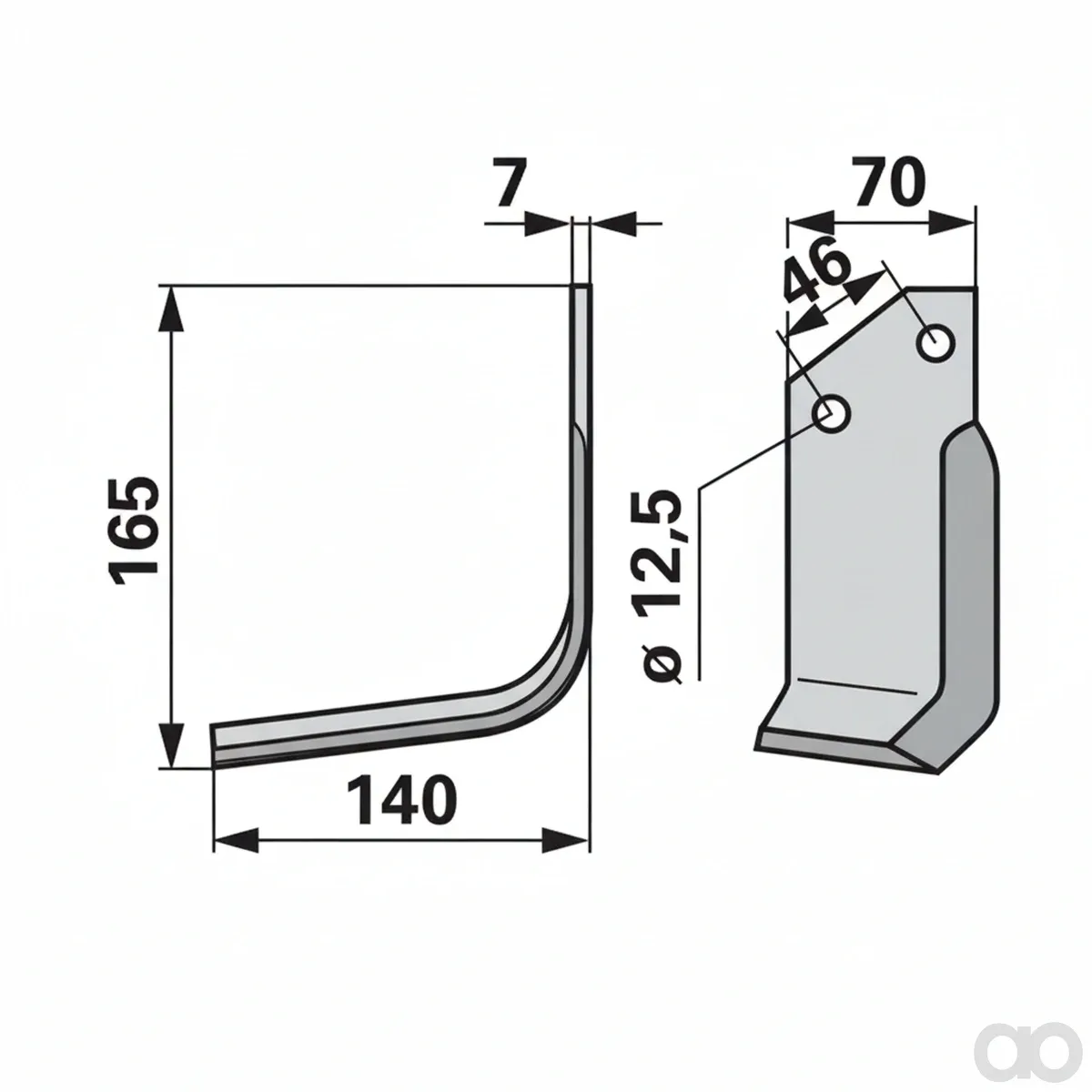 Prillinger - 00270733 - Winkelmesser Stangen Anstelle V
