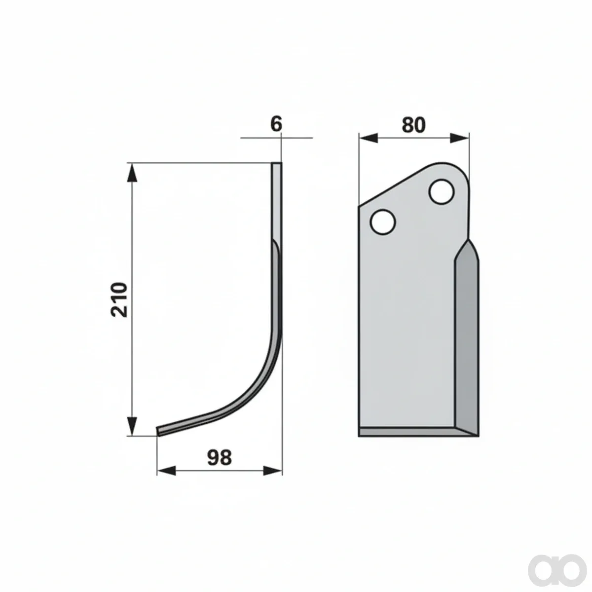 Prillinger - 00270803 - Bogenmesser Stangen Anstelle V